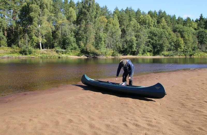 Kanotochten in Zweden